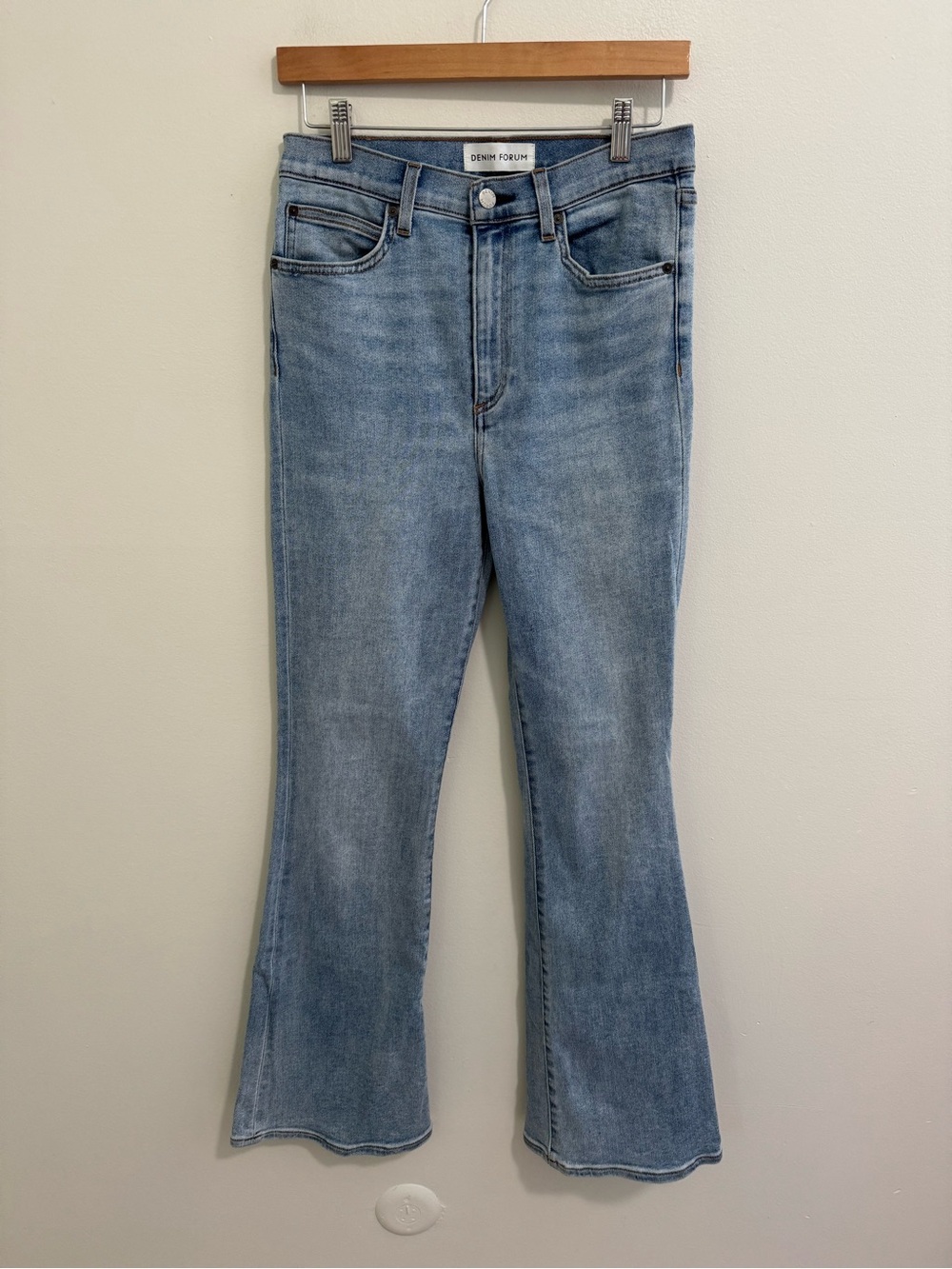 Denim Forum The Bettie High Rise Flare Jeans